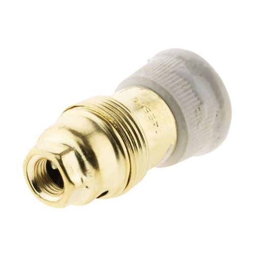 Générique Laiton Zenitech - Douille E14 Bague Porcelaine Borne De Terre