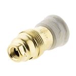 Zenitech - Douille E14 Laiton bague porcelaine borne de terre