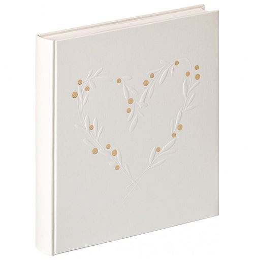 Album photo de mariage Sentimental - 30,5 x 28 cm - Blanc