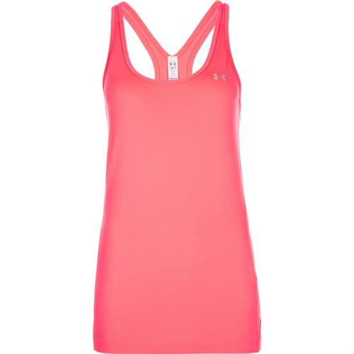 Débardeur Under Armour Heatgear Racer tank orange rose pour femme taille L