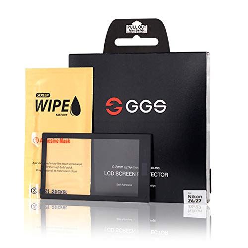 GGS Protection d'écran en Verre pour Nikon Z6 Z7