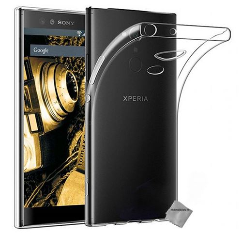 Housse etui coque gel fine Sony Xperia XA2 Ultra + film ecran TRANSPARENT TPU - htdmobiles