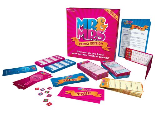 Mr & Mrs Family Edition Board Game (Version Anglaise)