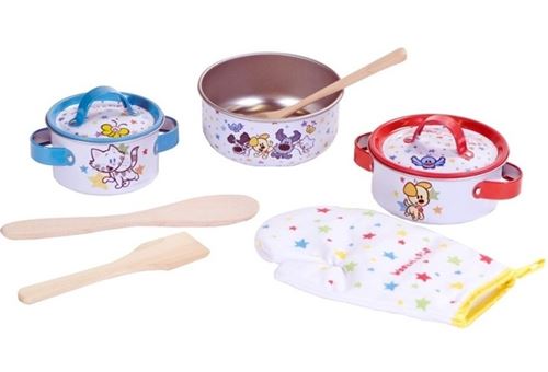 Rubo Toys Ensemble de cuisson Woezel et Pip 9 pcs