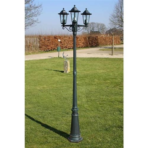 Vidaxl Lampe D'extérieur Triple Lampadaire Lampe De Jardin Eclairage De Jardin 40246 - Image 3