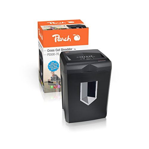 Peach PS5-70 Déchiqueteuse à particules | 14 feuilles | 18 litres | Particules de 5 x 32 mm (P-4)