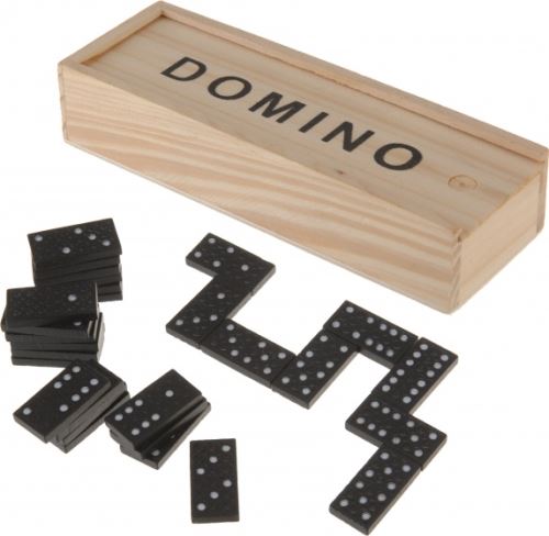 Free and Easy Domino 28 pierres en coffret bois noir
