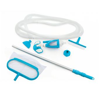 Kit D/'Entretien Vac + Kit Complet Intex Accessoires Piscines 58959