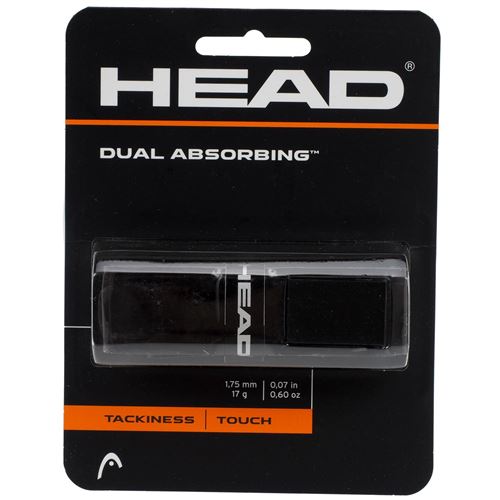Grip raquette de tennis Head Dual absording grip noir Noir taille : UNI réf : 61721