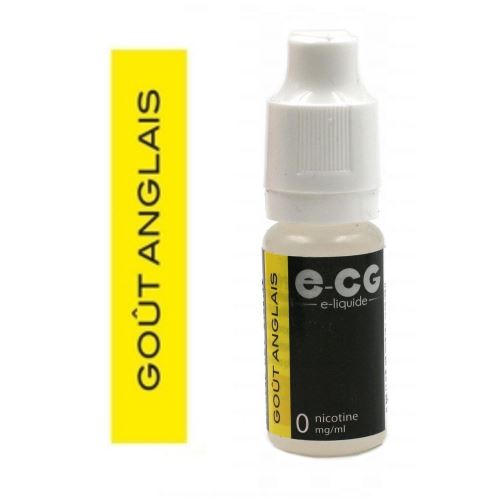 E-liquide E-CG - Goût Anglais 0 mg/ml
