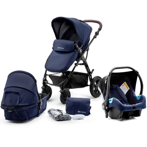 Moov Poussette combinée 3-en-1 multifonctions siège-auto Bleu