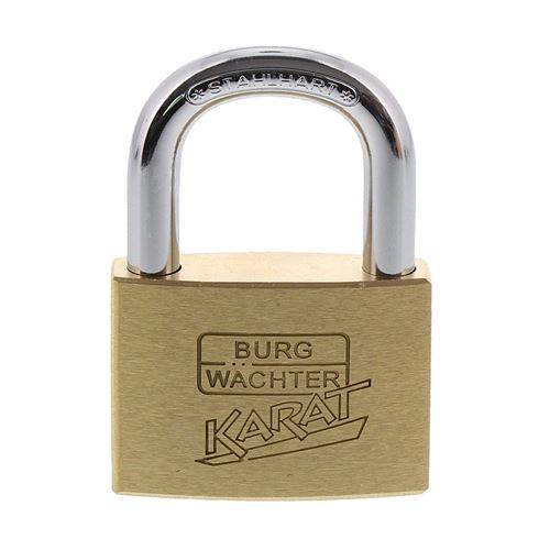 Burg-Wächter Cadenas à cylindre, 8 mm d'épaisseur, Tenaille, 6 touches, avec 217 50/6, 1 pièce carat 217 50/6 SB