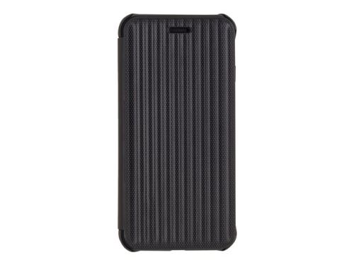 Mobilize Elegant Book Case - Flip cover voor mobiele telefoon - polycarbonaat - zwart - voor Samsung Galaxy S8