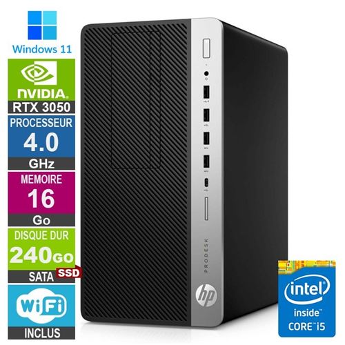 PC Gamer Lpg-600G5 i5-8400 4.00Ghz 16Go/240Go SSD/Rtx 3050