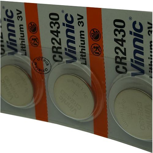 Pack de 5 piles Vinnic compatible avec DIVERS E-CR2430 - Otech