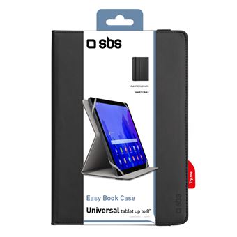 Etui à rabat universel SBS pour tablettes jusqu'à 11" Noir