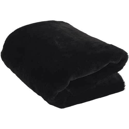 plaid imit fourrure opulence noir xcm m