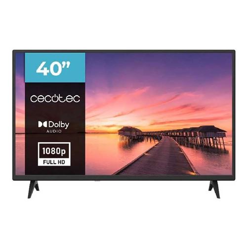 Tv led 0 series 0040 full hd 40 pouces dolby tuner dvb t t2 c s s2 noir CECOTEC