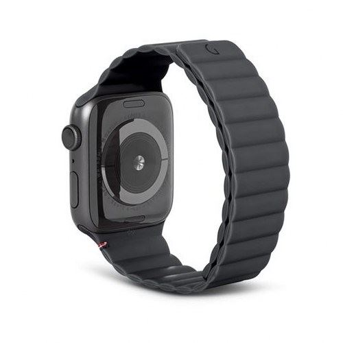 Decoded Silicone Magnetic Traction Strap Lite Apple Watch Series 1-9 / SE - 38/40/41 mm - Charcoal