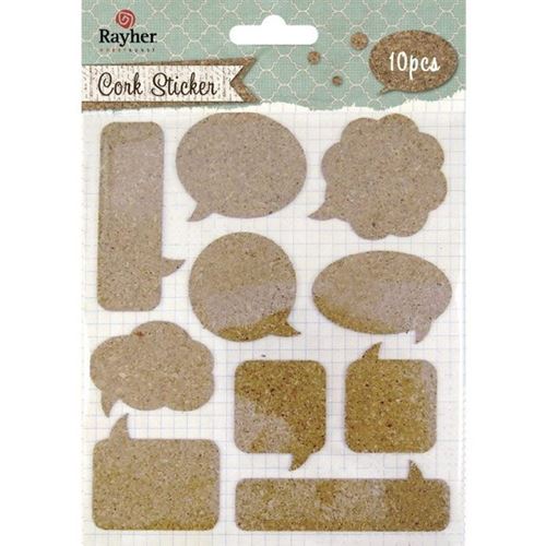 10 stickers bulles en liège - Rayher