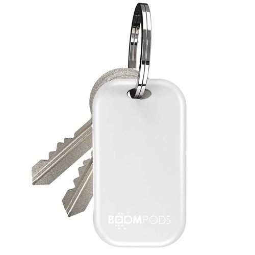 Comparer les prix de Tracker Compatible Find My Boomtag Smart Bluetooth 5.4 Étanche IP67 Boompods Blanc