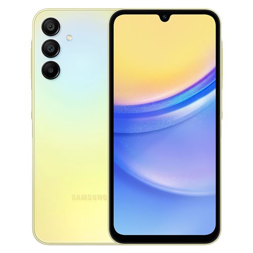 Acheter Wind Tre Samsung Galaxy A15 5G 16,5 cm (6.5"") Double SIM hybride USB Type-C 4 Go 128 Go 5000 mAh Jaune État correct - 179,18 € Wind Tre Samsung Galaxy A15 5G 16,5 cm (6.5"") Double SIM hybride USB Type-C 4 Go 128 Go 5000 mAh Jaune État correct - N/A reconditionné disponible sur Fnac