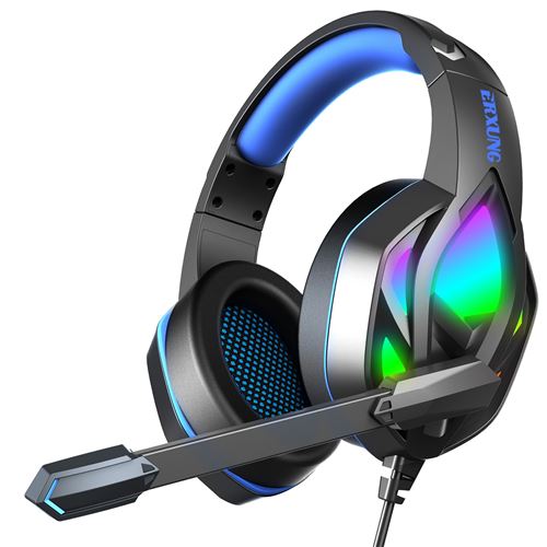 Casque Filaire ERXUNG H100 Bleu