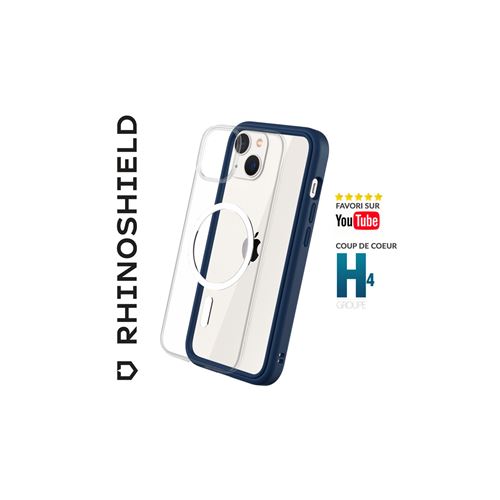 RHINOSHIELD Coque modulaire Mod NX Compatible avec MagSafe pour [iPhone 13]  Force magnétique supérieure, Personnalisable. Absorbe Les impacts des  Chutes de  mètres - Bleu Marine - Coque et étui téléphone mobile -
