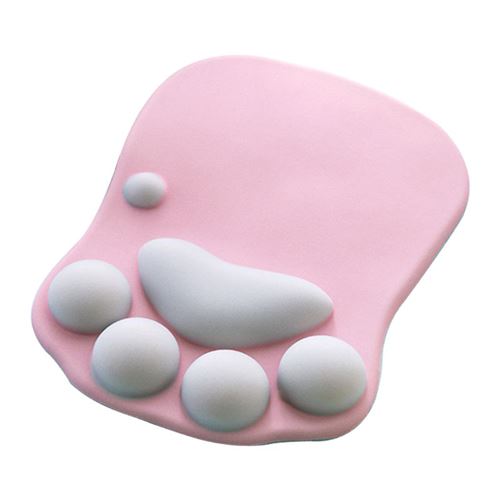 Non Communiqué Rose Tapis De Souris Ergonomique En Silicone Avec Repose-Poignet,