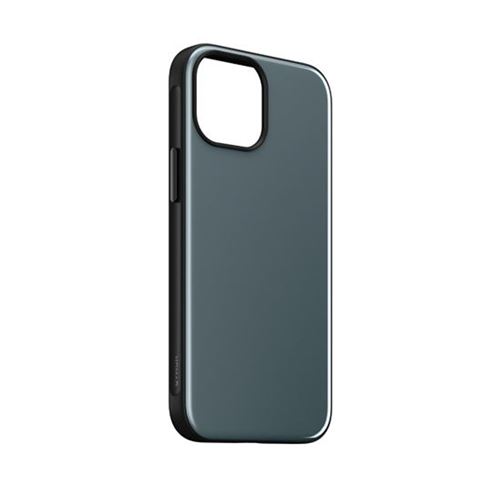 Coque pour iPhone 13 Mini Soft-touch Compatible MagSafe Métal Nomad Bleu