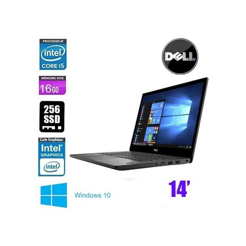 PC Portable Dell Latitude E7480 Core i5 7200U 2.5Ghz Qwerty