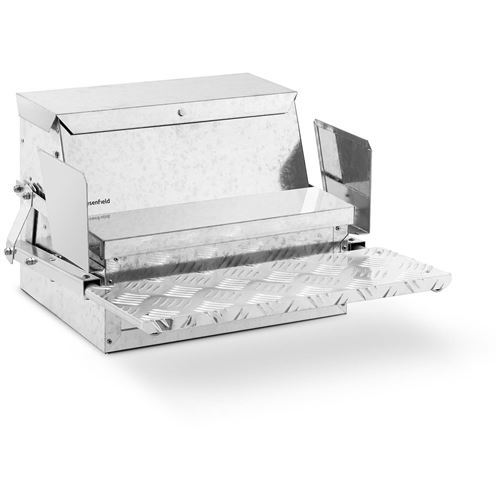 Comparer les prix de Wiesenfield Mangeoire pour poules - 11,5 kg - Marchepied 400 g