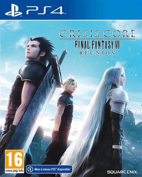 Pochette avant du jeu Crisis Core - Final Fantasy VII Reunion PS4