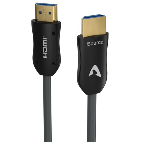 Avinity Câble HDMI™ optique actif, ultrafin, mâle - mâle, doré, 50m