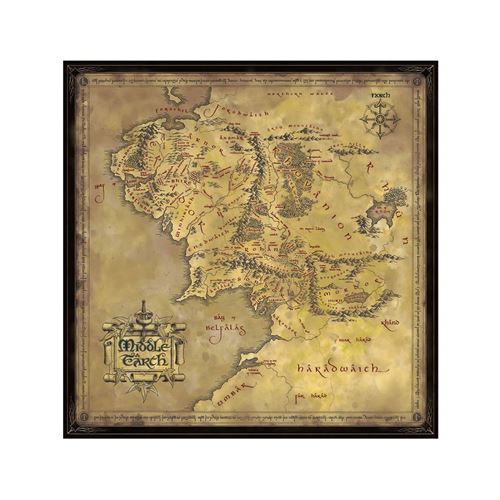 Puzzle Middle Earth 1000 Pièces - Le Seigneur Des Anneaux