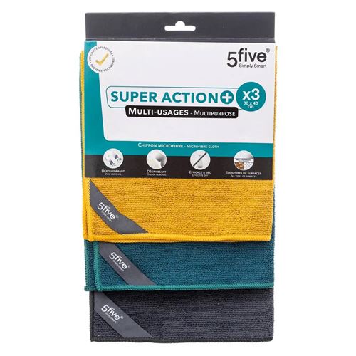 Five Simply Smart Chiffon Microfibre Multiusages Super Action+ - 1 Pièce - Image 2