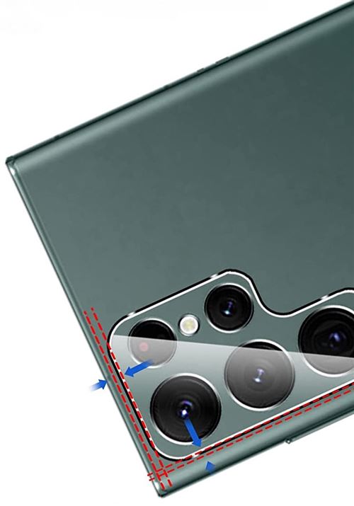 Protection Caméra Intégral pour Samsung S21 ULTRA [Lot de 2] Verre Trempé  Lentille Appareil Photo Arrière Film Phonillico®