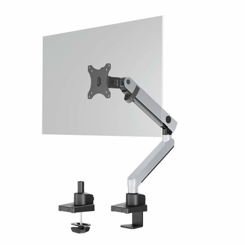 Non Communiqué Argent Durable Select Plus - Kit De Montage (Bras Articulé, Attache-Support, Montage Sur Mamelon De Tube) - Pour Écran Lcd - Plastique, Aluminium, Acier - Taille D'écran : 17"-32" - Montrable Sur Bureau - Image 1