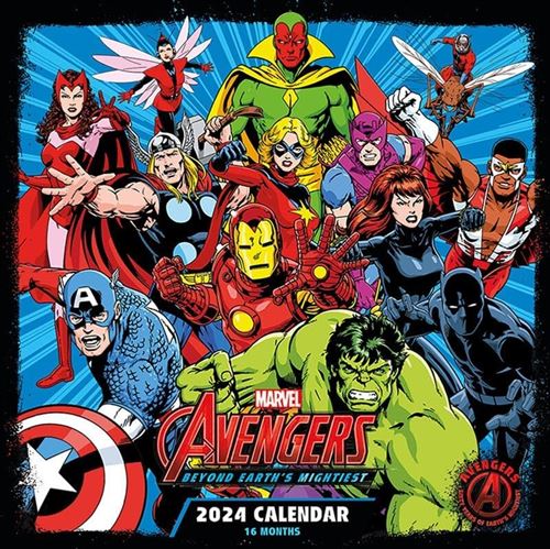 Calendrier Avengers Beyond Earth's Mightiest (2024) Marvel 30 x 30