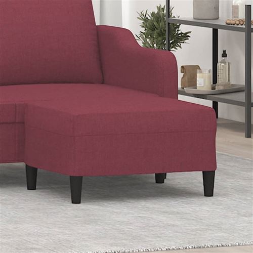 VIDAXL - Tabouret - 70x55x41 cm - Bordeaux - Image 2