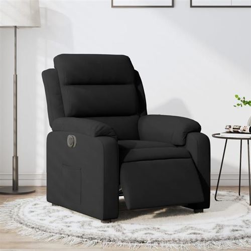 Vidaxl Noir Fauteuil Inclinable Électrique Velours - Image 3