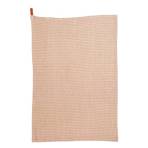 Torchon nid d'abeilles bicolore Mumba marmelade Winkler