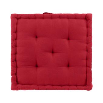 Coussin de Sol "Twily" 50x50cm Rouge - 1