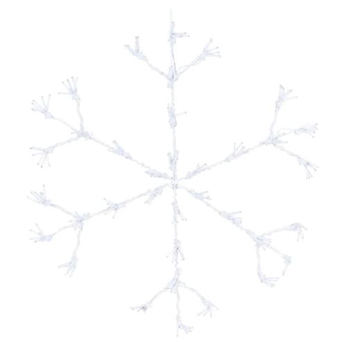 Ambiance Flocon de neige lumineux de Noël avec 216 LED 60 cm