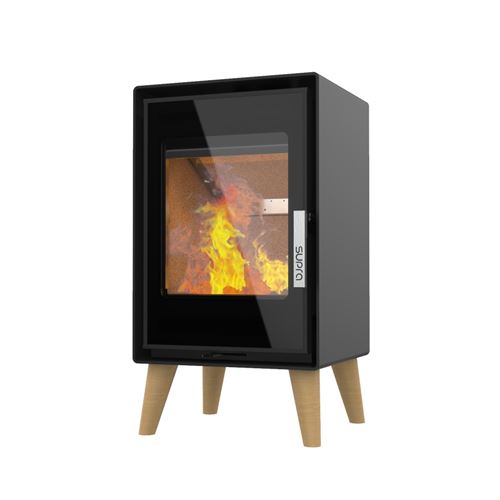 Po&ecirc;le &agrave; bois JACCO SUR PIED 4.8KW en acier - &eacute;tanche - eco design