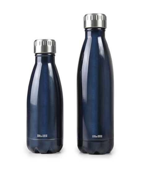 bouteille isotherme double paroi dark blue 500 ml