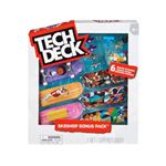 Pack Tech Deck Bendy Boards 10 Finger Skates - Planches Caoutchouc Flexibles - Set Collection Skate Doigt Dès 6 Ans