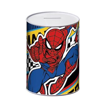 Spiderman - Tirelire En Métal 7,5 X 7,5 X 10 Cm à Prix Carrefour