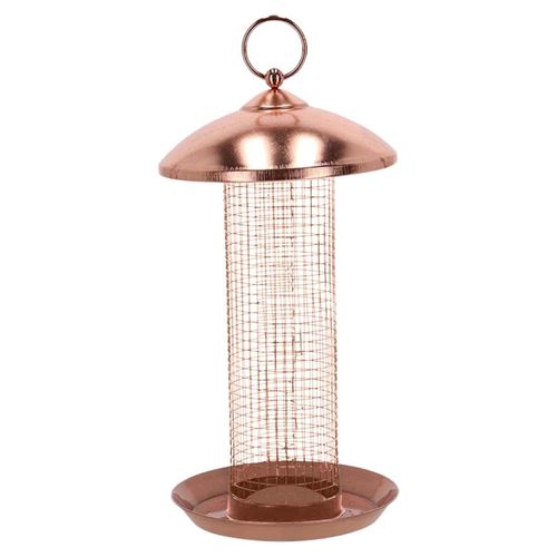 Comparer les prix de Best For Birds - Mangeoire à oiseaux Plaqué cuivre - cacahuètes