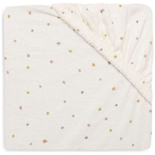 Drap housse Jollein Jersey Beige 120x120 cm